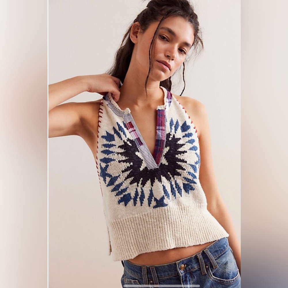 NWOT Free People Miss Americana Tank (size M)
